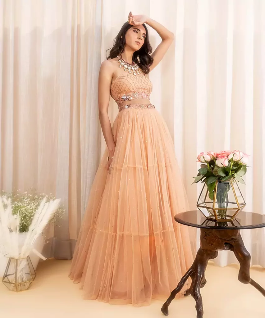 pastel lehenga for wedding