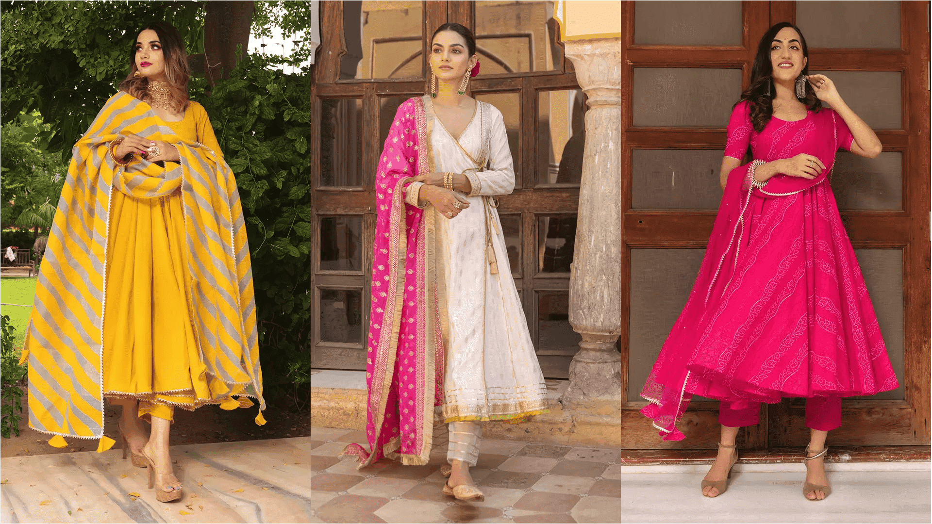 types of anarkali suits
