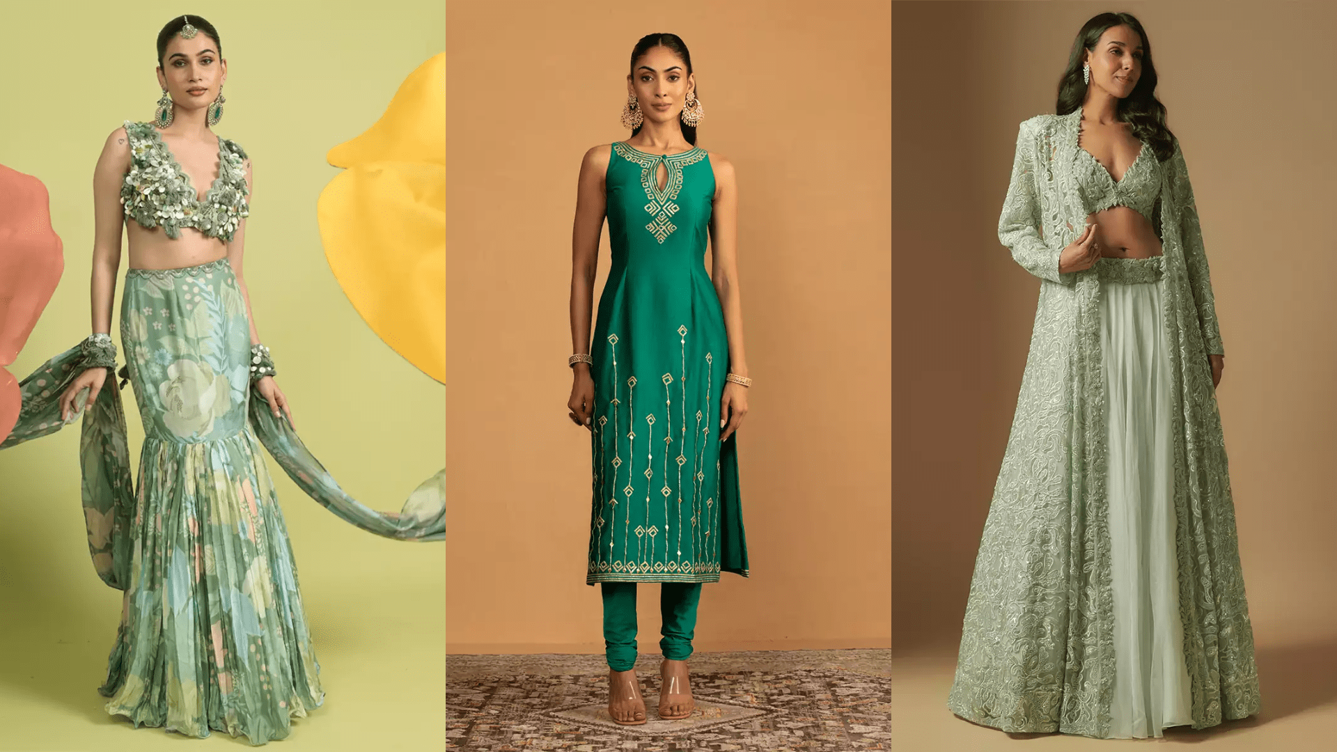 Green Color of Hariyali Teej