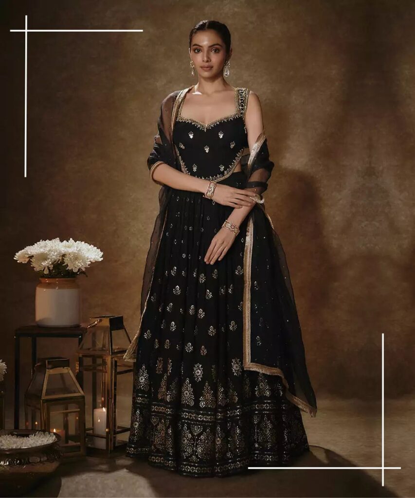 Dupatta draping styles for lehenga