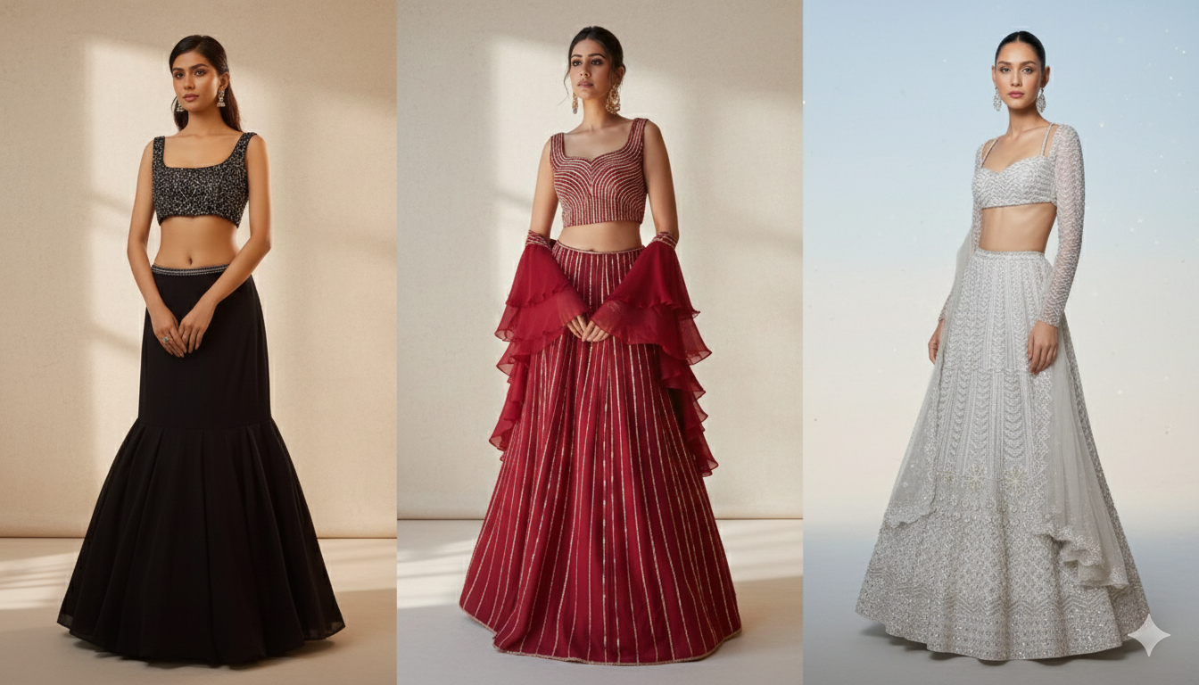 Designer party wear lehengas