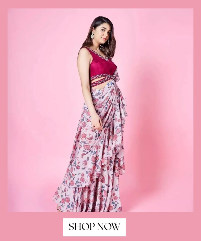 trending saree color combinations ideas