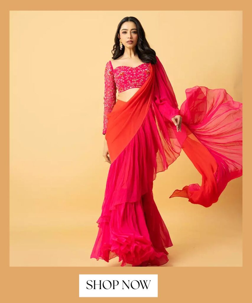 best saree color combinations