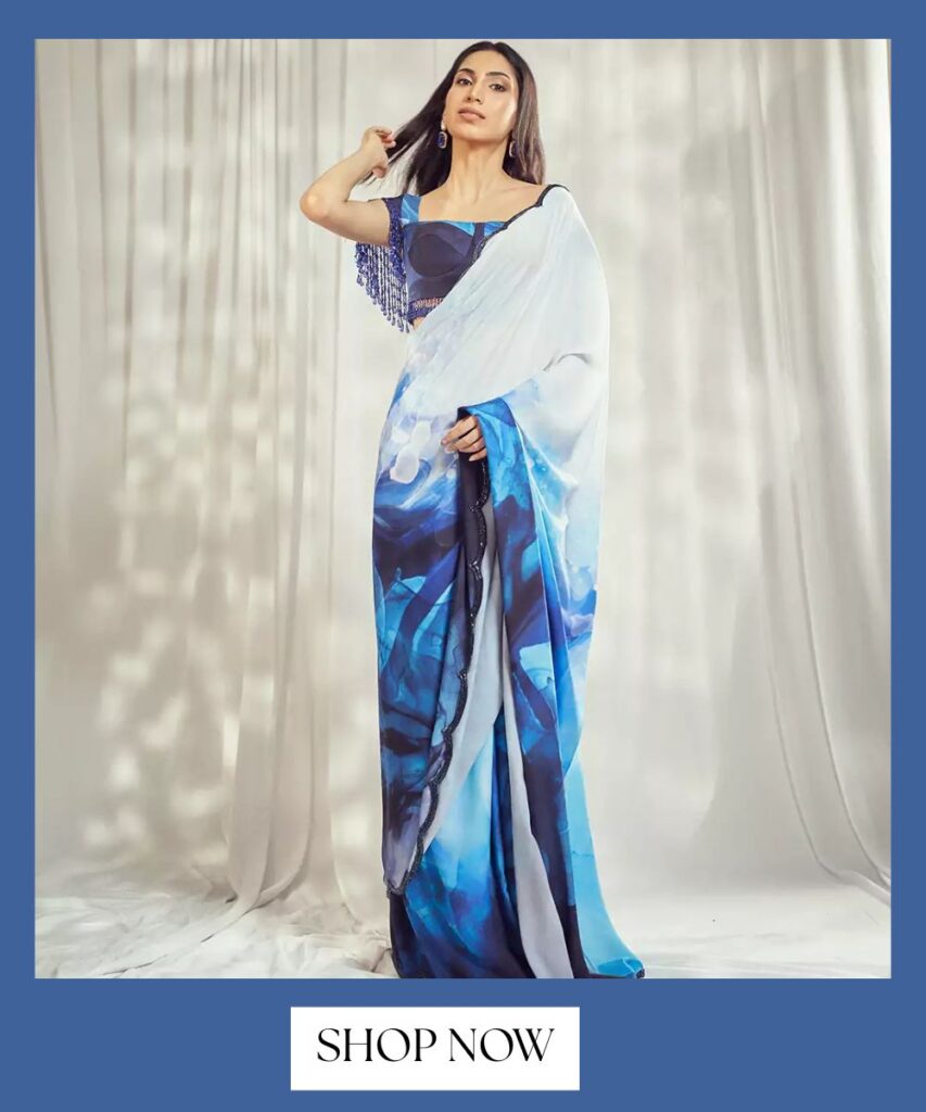 party wear saree color ideas