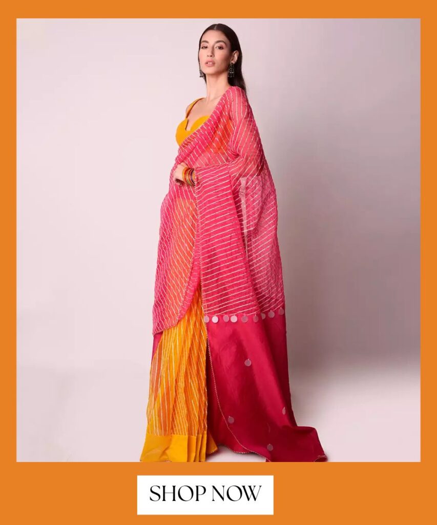 trending saree color combinations for brides
