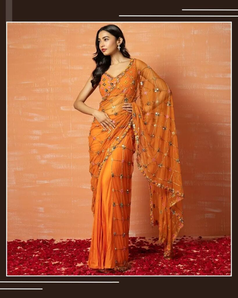 Top Latest net saree trends