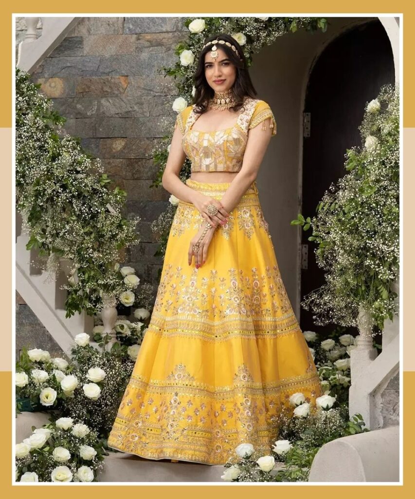 Haldi ceremony outfits