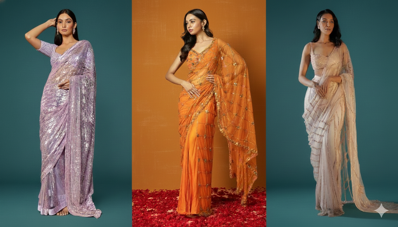 net sarees trends