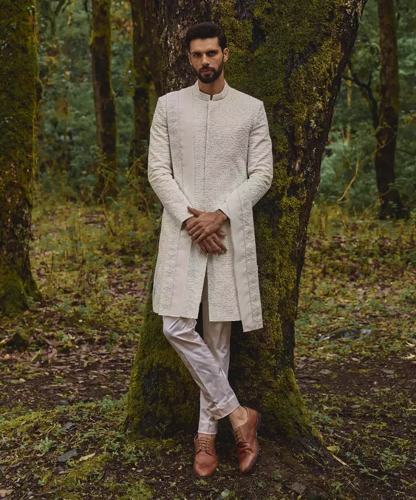 ivory sherwani for groom