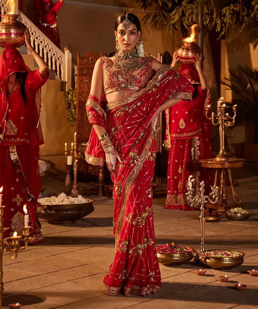 Indian bridal saree styles