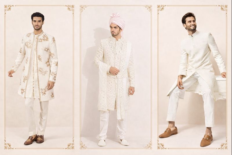Ivory Sherwani Ideas