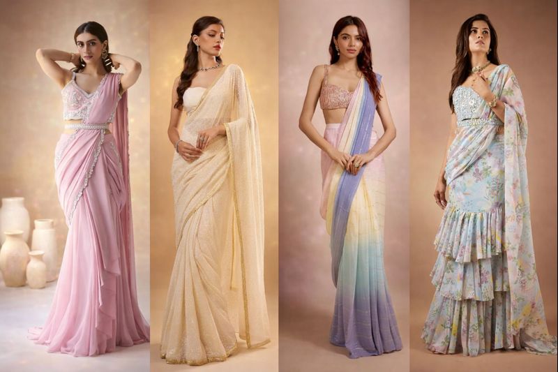 latest saree trends